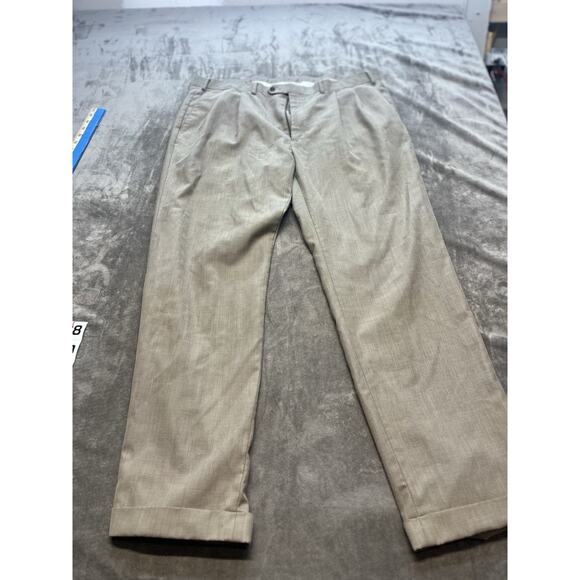 Mens Polo Ralph Lauren Dress Pants Slacks Chino Khaki Trouser‎ 40x32 - Picture 1 of 8